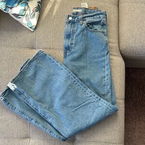 Levi's Blue Flare & Wide Leg Jeans